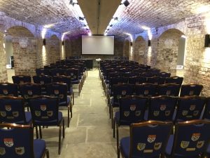 Glaziers Hall - Crypt theatre style
